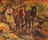 Rudolf Schweitzer–Cumpăna, La arat