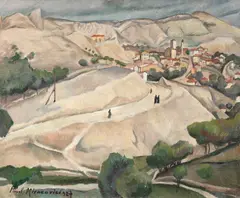 Balcic by Paul Miracovici, 1927, ulei pe pânză, sold Nov 2017