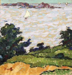 Nicolae Tonitza, Coasta Dobrogeană, 1924-1926, ulei pe carton