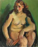 Iosif Iser, Nud cu evantai