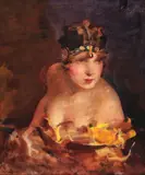 Bertalan Vigh, Eleganţă, ulei pe pânză
