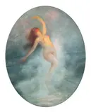 Venus by a doua jumătate a sec. Xix Școală Franceză, ulei pe pânză lipită pe carton, offered Oct 2017