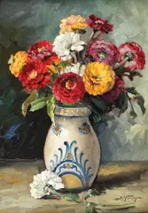 Elena Müller-Stăncescu, Cârciumărese, ulei pe carton
