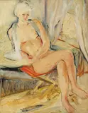 Lili Pancu, Nud la Balcic, 1937, ulei pe carton