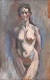 Theodor Pallady, Studiu de nud, ulei pe carton