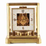 Jaeger-LeCoultre, Ceas pentru birou, Jaeger LeCoultre, model Atmos, Cca. 1960, oțel inoxidabil