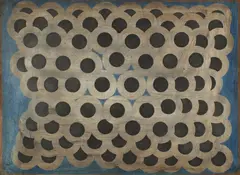 Paul Neagu, Sfere, 1994, creion şi acuarelă pe hârtie