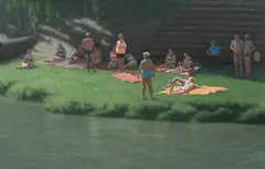 Serban Savu, Weekend, 2007, ulei pe pânză
