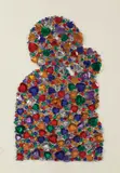 Ana Bǎnicǎ, Shining Icon, colaj de pietre pe lemn