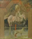 Ion Stendl, Cavalerul trac, 1982, ulei pe pânză