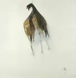 Vânat by Constantin Piliuță, 1992, ulei pe pânză, sold Jul 2017