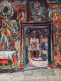 Marin H. Georgescu, Interior de biserică românească