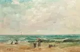 Eugen Voinescu, Culegătoare de scoici, 1892, ulei pe pânză