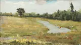 Dimitrie Mihăilescu, Copii la râu, ulei pe pânză