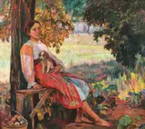 Samuel Mützner, Odihnă, ulei pe pânză