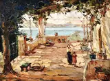 Rudolf Négely, Terasă la Sorrento
