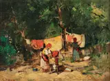 Teodor Harșia, Țărănci spălând rufe