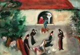 Buna Vestire by Margareta Sterian, ulei pe pânză lipită pe carton, offered Jun 2017