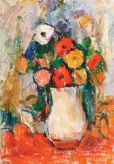 Anemone by Ion Musceleanu, 1975, ulei pe carton, sold Jun 2017