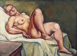 Nud în atelier by Camil Ressu, ulei pe carton, offered Jun 2017
