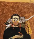 Culegatorul de flori tămăduitoare by Sorin Ilfoveanu, 2006, acrilic pe pânză, offered May 2017