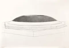 Le Sit by Horia Damian, 1976, cromolitografie, sold May 2017