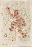 Paul Neagu, Anthropocosmos (MAN 86), 1976, creion, tuş şi esenţă de coajă de ceapă pe hârtie lipită pe carton