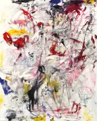 Aurel Cojan, Composition abstraite, 1995, ulei pe pânză