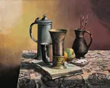 Zamfir Dumitrescu, Natură statică cu vase
