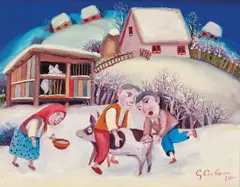 Gheorghe Ciobanu, Ignat, 2000, ulei pe pânză