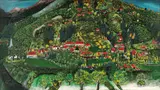 Cătunul Nicodineşti by Ion Niţă-Nicodin, 1963, ulei pe placaj, offered May 2017