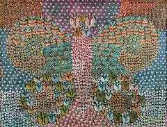 Emil Pavelescu, Fluture, 1984, ulei pe pânză