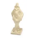 Statuetă arlechin Art Deco, din porţelan Orchies, cca. 1920-1930 by Manufactura Orchies, faianță modelată în tipar, barbotină, glazurată, offered May 2017