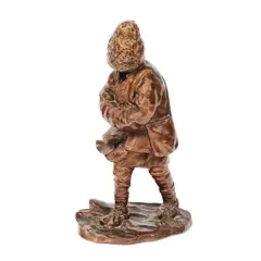 Prin viscol by Richard Hette, 1924, bronz, sold May 2017