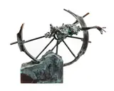 Ion Mândrescu, Roata timpului, 1998, bronz