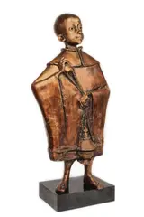 Copil de altar by Ion Iancuț, bronz, offered May 2017