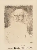 Nicolae Vermont, Înțeleptul (Lev Tolstoi), 1906, acvaforte