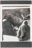 Robert Fekete, The Waterwall, 2016, pastel pe hârtie