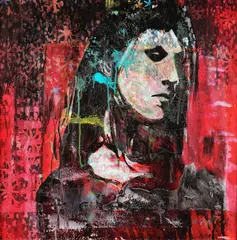 Mirela Trăistaru, Red, 2007, ulei pe pânză
