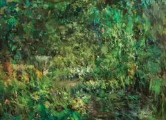 Vadim Crețu, Margine de pădure, 2016, ulei pe pânză