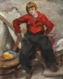 Francisc Șirato, Tânără pe chaise longue