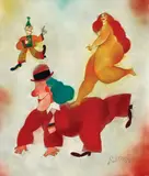 Carnaval by Harry Guttman, ulei pe PFL, offered May 2017