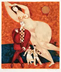Visul by Harry Guttman, litografie, offered May 2017