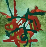 Paul Ackerman, Compoziție abstractă, ulei pe PFL