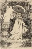 Preumblarea sultanei by Theodor Aman, acvaforte şi gravură cu acul, sold Mar 2017