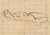 Nicolae Tonitza, Intimitate, tuş şi creion pe hârtie