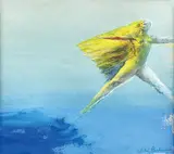 Cometă by Sabin Bălașa, guaşă pe carton, sold Mar 2017