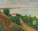 Iosif Iser, Peisaj din Provence, ulei pe carton
