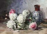 Elena Müller-Stăncescu, Natură statică cu bujori