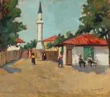 Gheorghe Zamphiropol-Dall, Balcic, 1929, ulei pe carton